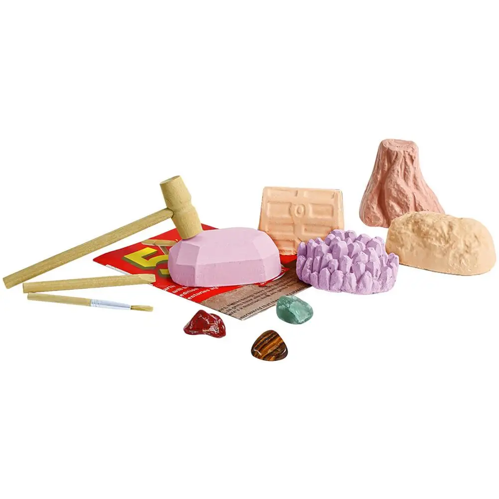 

Набор для добычи камней для детей, набор для научных экспериментов, экскаватор из 5 натуральных драгоценных камней, хороший образовательный...