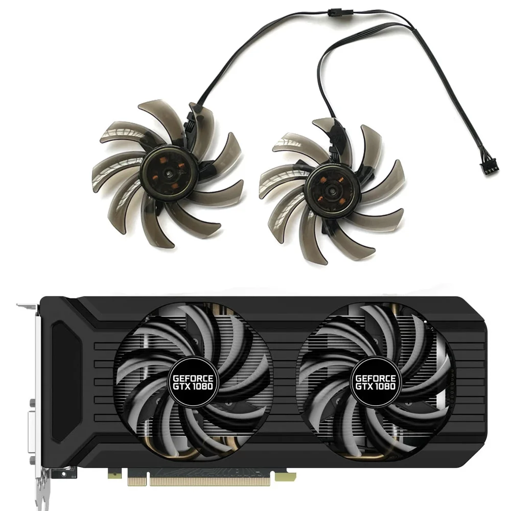 Новинка охладитель для графического процессора Palit GeForce GTX 1070 1060 GTX1070 Ti 8G 2 шт. |