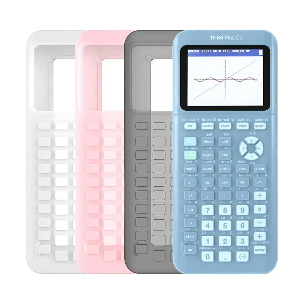 

New Soft Protective Silicone Case For Texas Instruments TI-84 Plus CE Calculator Full Cover Scratch-proof Dust-proof Handbag