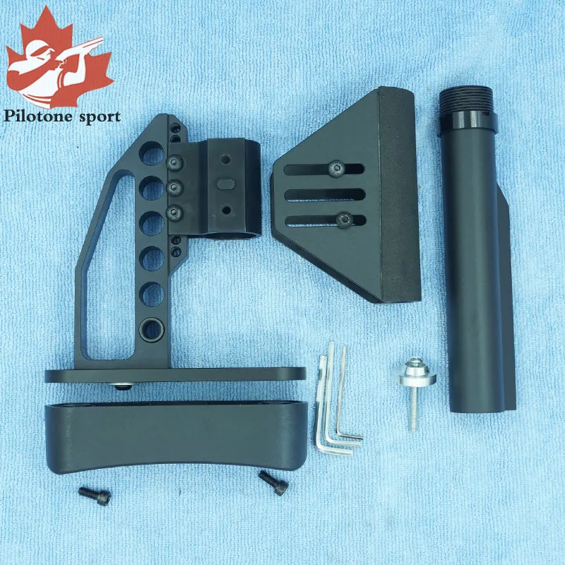 Металлическая спинка XLR Stock CNC M4 M16 AR буферная труба Стыковая фотовспышка AEG GBB стык