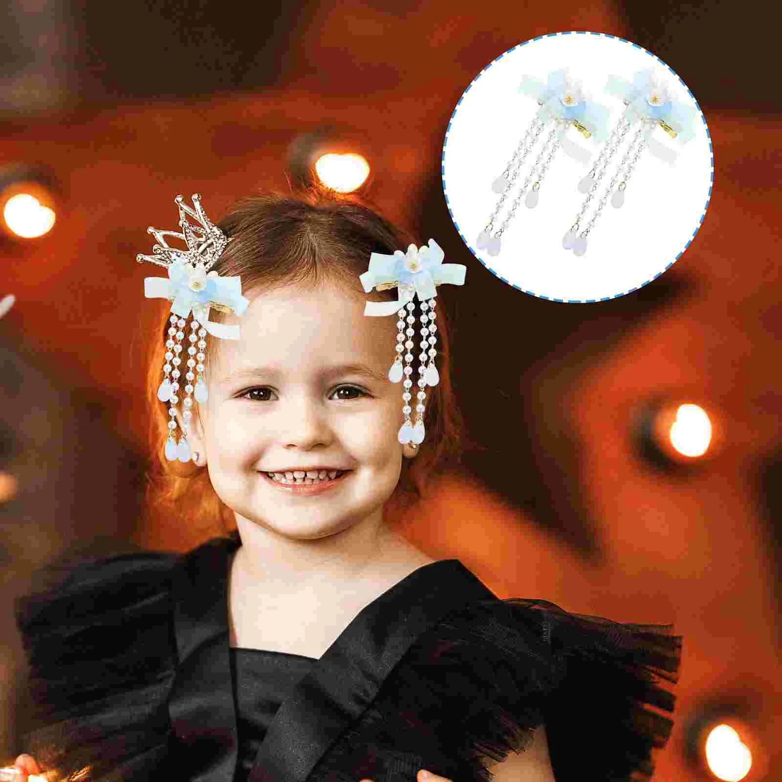 2 шт. женские заколки для волос в виде цветов