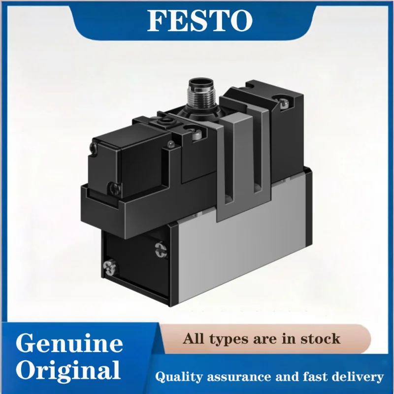 Фото Электромагнитный клапан FESTO 184507-MEBH-5/2-D-3-ZSR-C, 5/2-ходовой, односоленоидный, оригинальный, высокопроизводительный. №1