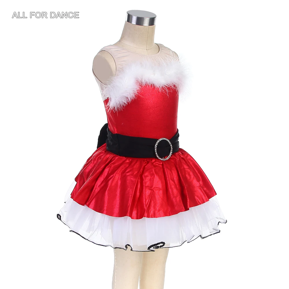 14298 красный лиф из спандекса с блестками балетная пачка красивый дизайн