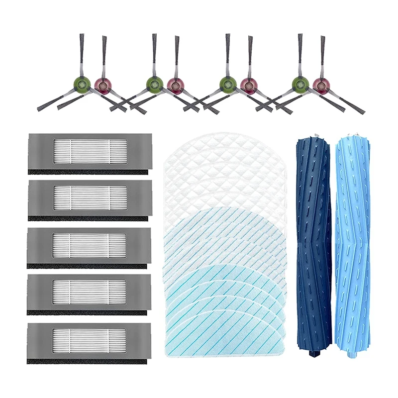 

Vacuum Cleaner Accessories Replacement Part Kit Side Brush Filter Mop Cloth For Ecovacs Deebot OZMO T9 T9 AIVI Robot