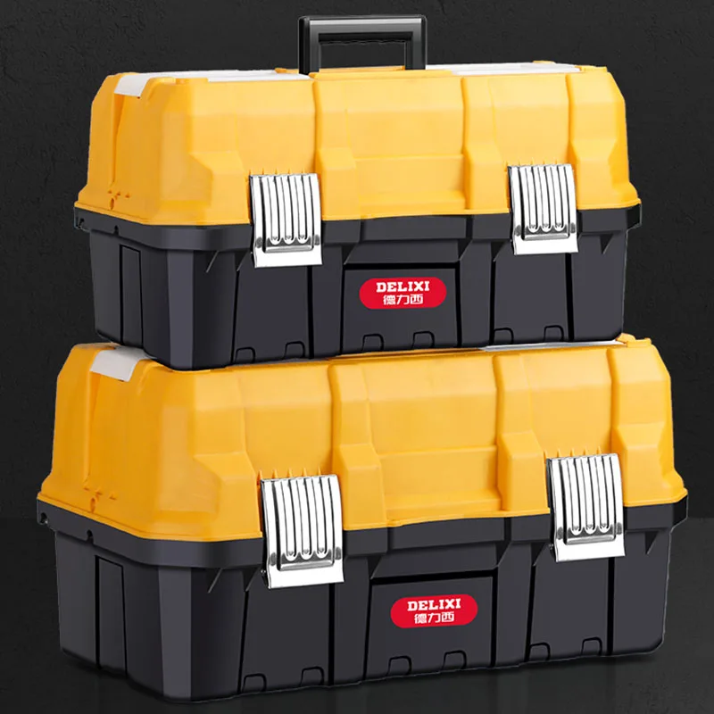 Multifunction Portable Tool Box Hardware Cabinet Case Plastic Tools Box Professional Caixa Organizadora Tool Organizer 60Z