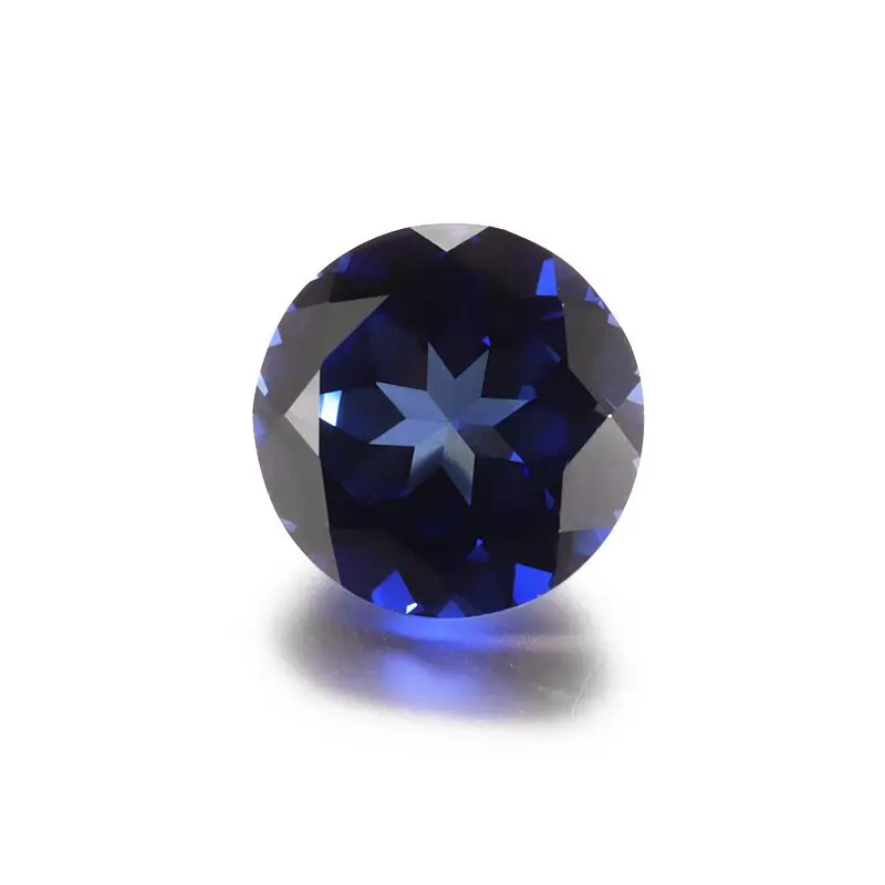

2mm to 10mm lab created sapphire loose gemstones for jewelry DIY