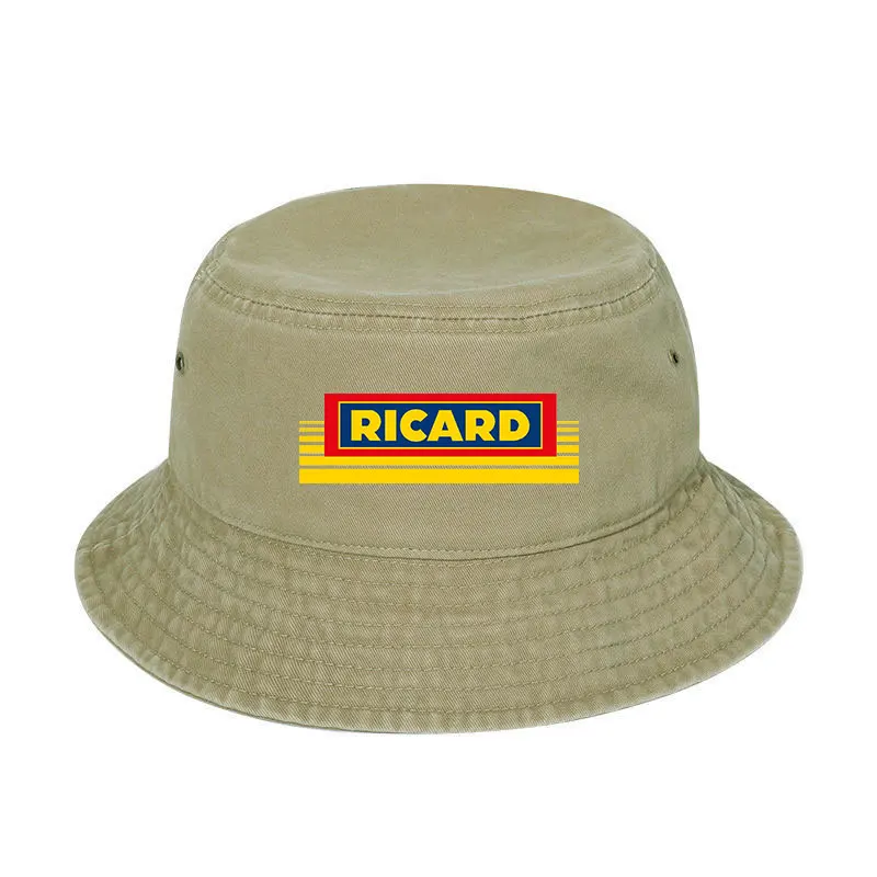 

Premium Fabric Denim Washed Cotton Ricard Bucket Hat for Women Man Casual Outdoor Sports Fisherman Cap Unisex Bob Panama Hat