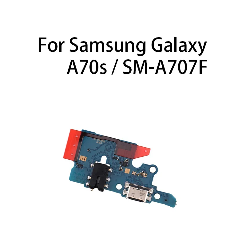 Для Samsung Galaxy A70s SM-A707F USB-порт для зарядки разъем док-станции зарядная плата гибкий