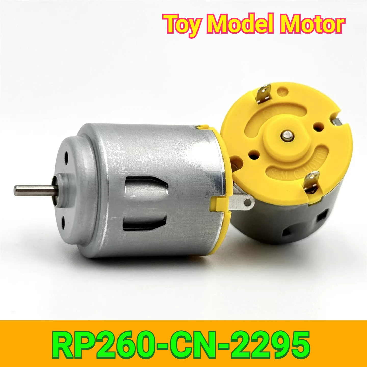 Фото Micro RP260-CN-2295 Круглый двигатель 260 постоянного тока 3 В 5 В 6 В 7,4 В 17000 об/мин Сильная магнитная угольная щетка для электрического автомобиля с дистанционным управлением №2