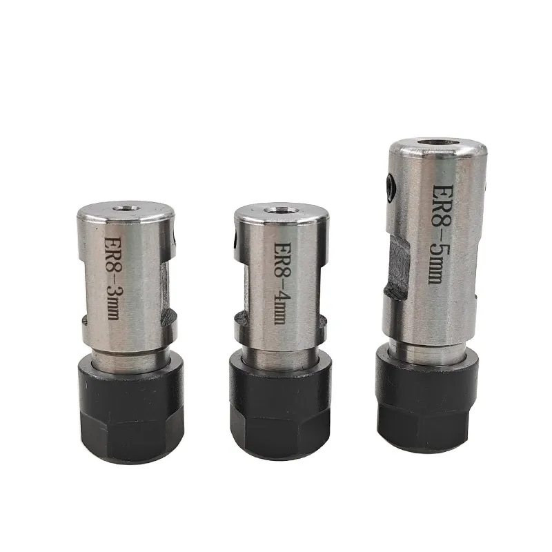 ER8 C12 Держатель инструмента Шпиндель вала двигателя 3 мм 3,175 мм 4 мм 5 мм для держателя инструмента Гравировальный станок