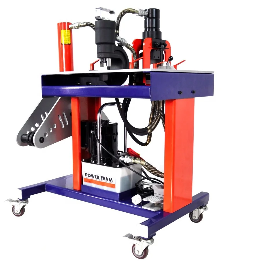 

ISO Approval Portable Multi Hydraulic Copper/Aluminum Busbar Cutting Punching Bending Machine