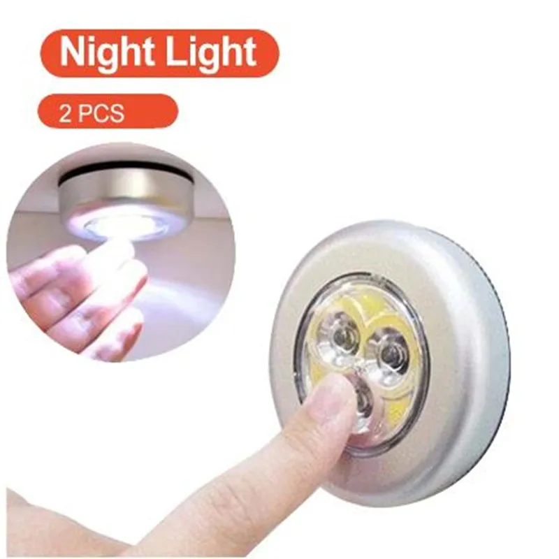 

Беспроводной светильник , ночник с сенсорным управлением, светодиодный энергосберегающая Автомобильная настенная лампа , 2 шт .