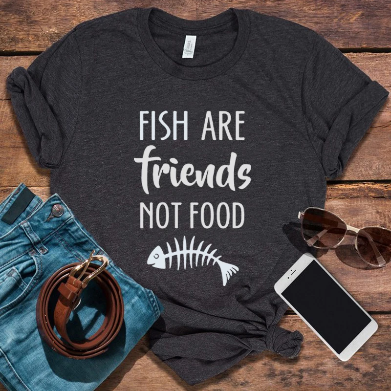 

Friends Not Food Clothing Women Vintage Green Food Tops Vegan Tshirt Harajuku Vegetarian Tops Harajuku Tshirt Aesthetic XL