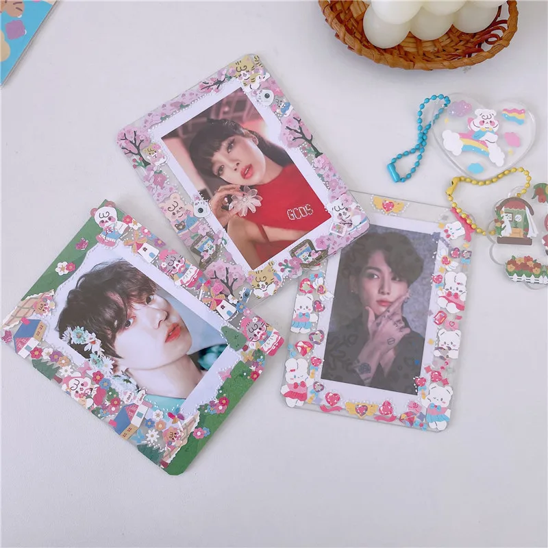 

Card Sleeves Protector For Magic Board Game Tarot Three Kingdoms Poker Cards Protector for Stray kids Bangtan Boys Photocard