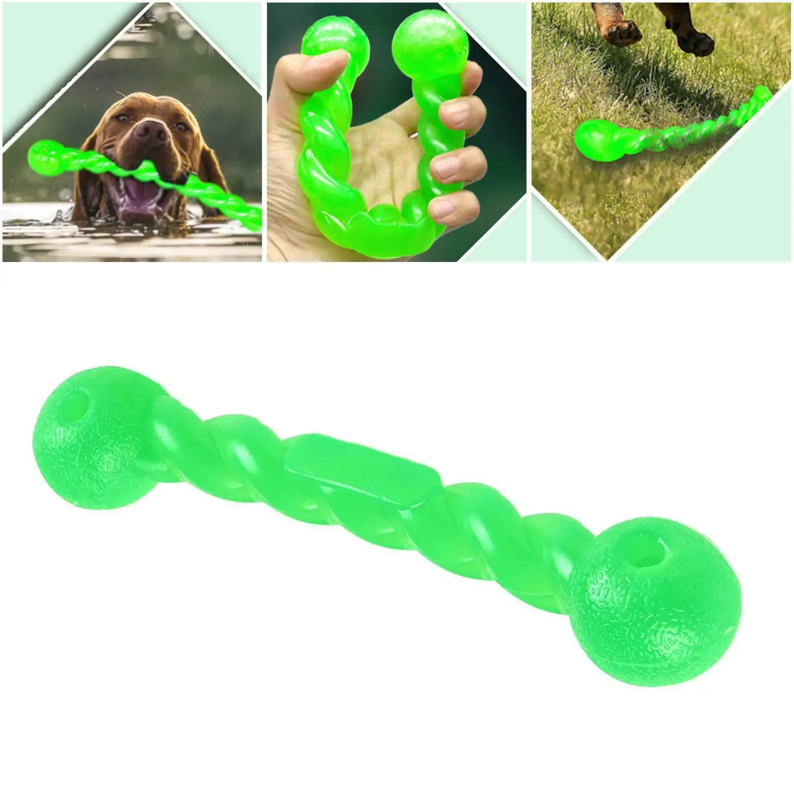 

Тренировочная интерактивная игрушка для домашних животных, забавная молярная палочка, прочная резиновая игрушка для чистки зубов, жевательная игрушка большого размера для питомцев