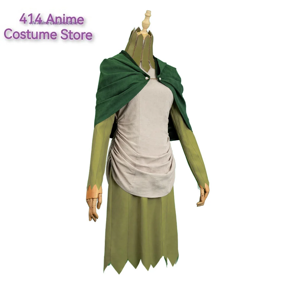 Аниме Delicious in Dungeon Mithrun Косплей Костюм Парик Комплект Meshi Волшебная Одежда