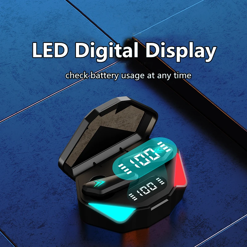 Игровая гарнитура TWS Bluetooth 5 0 наушники новинка 2022 спортивные водонепроницаемые