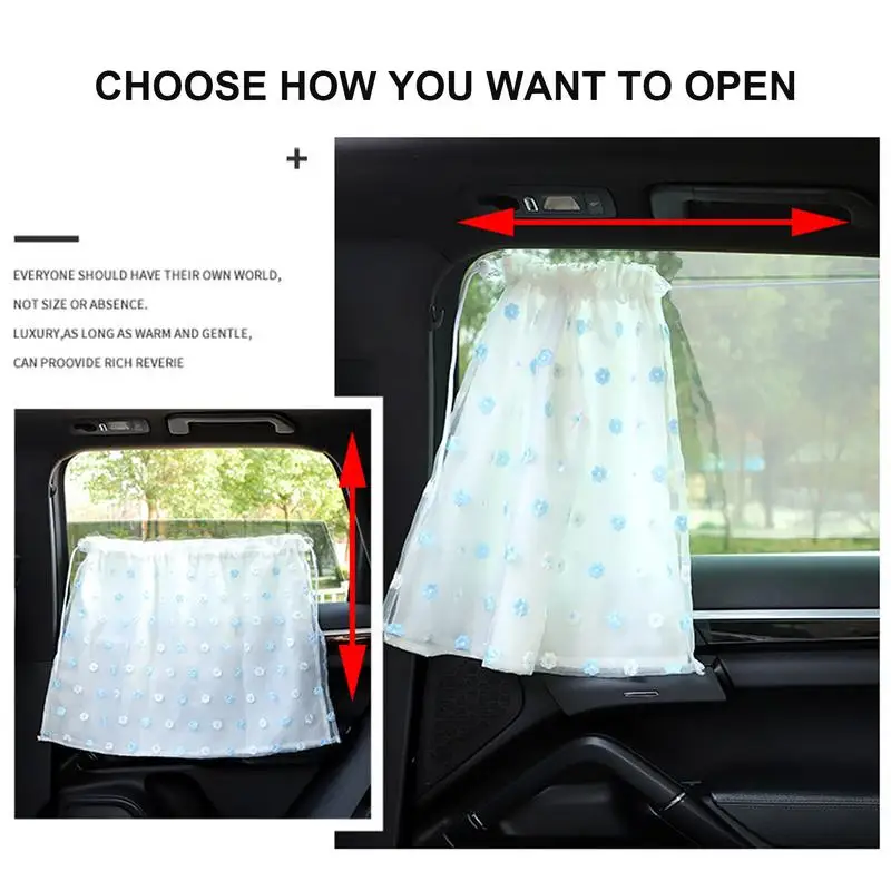 

Car Sun Shade Car Cover Rear Side Window Curtain Film Car Sunshade Visor Heat UV Protection for Baby Kid Children