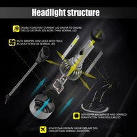 auto d1s led 6000k car headlights d2s d3s d4s bulbs 110w high quality bright lights lamps 11000lm luces led ip68 waterproof