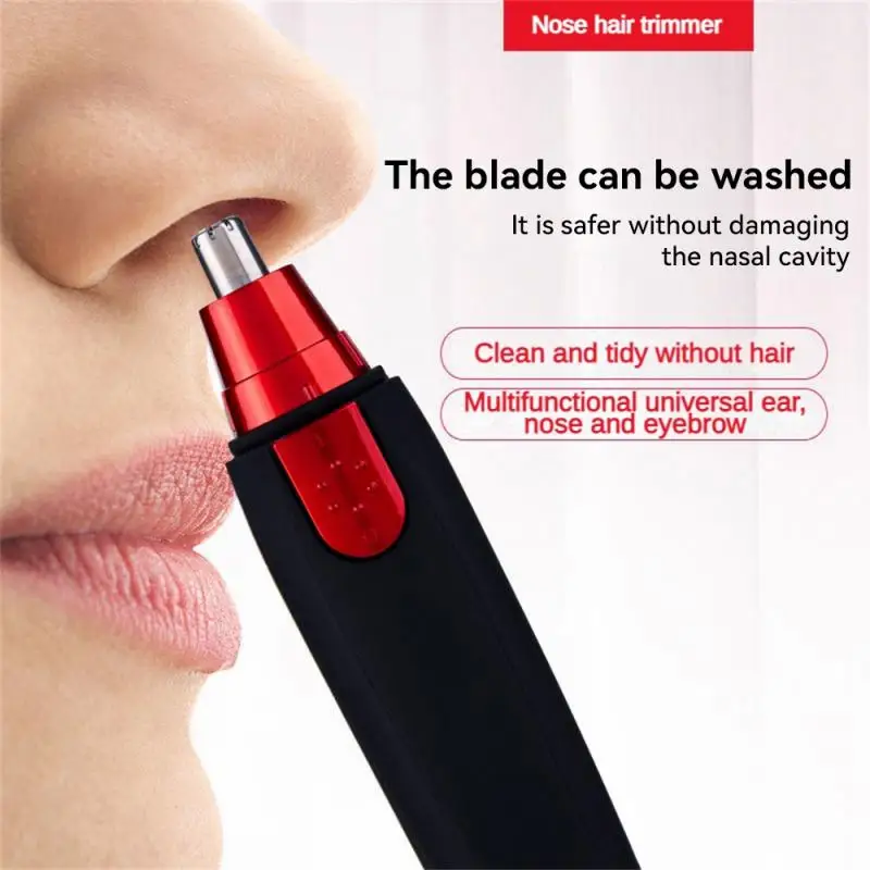 

Nose-shaving Scissors 3 Colors With Low Noise Waterproof 360 Degree Rotate Washable Skin Carecleaning Products Nose Hair Trimmer