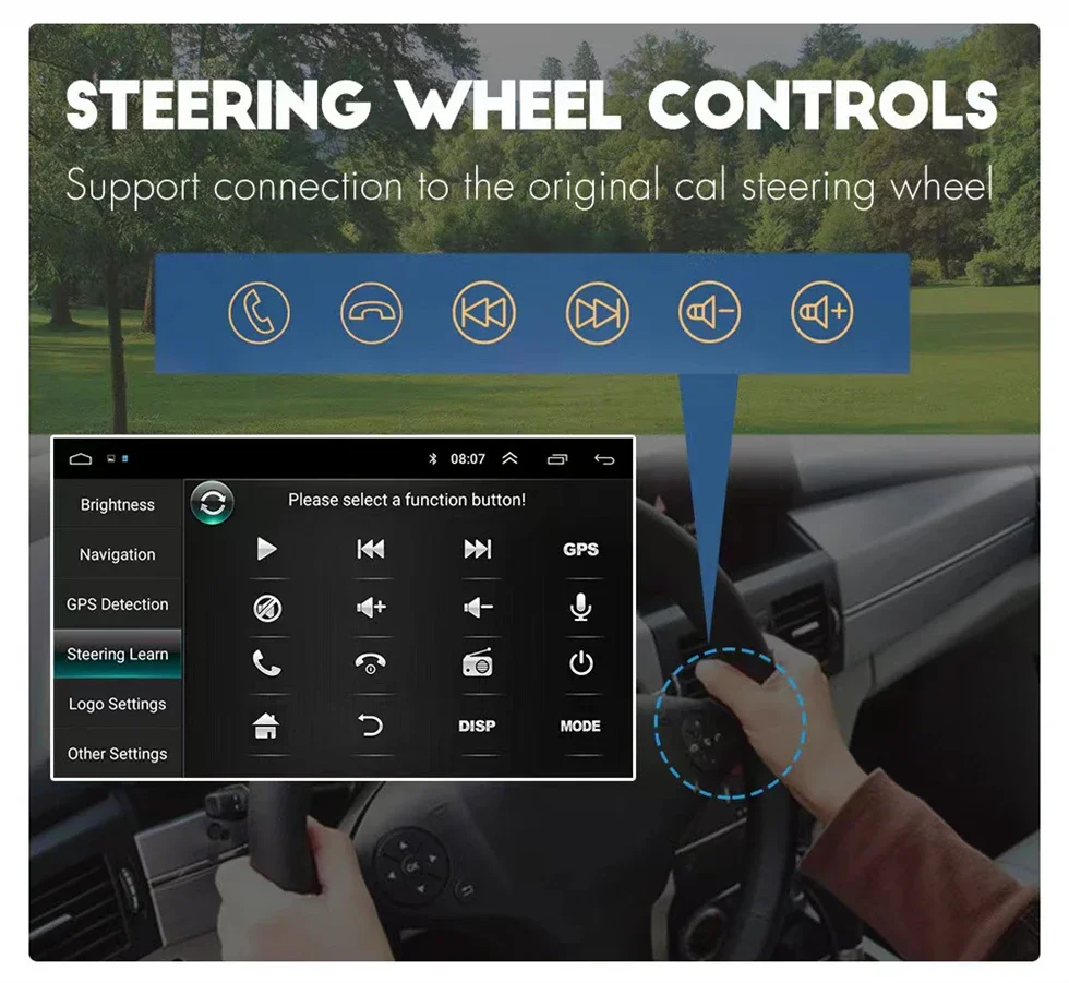 Фото Автомагнитола Android 15 для Mercedes-Benz C-класса W203 (2005-2009), 9-дюймовый мультимедийный видеоплеер с GPS-навигацией, аудиосистемой и поддержкой CarPlay №4