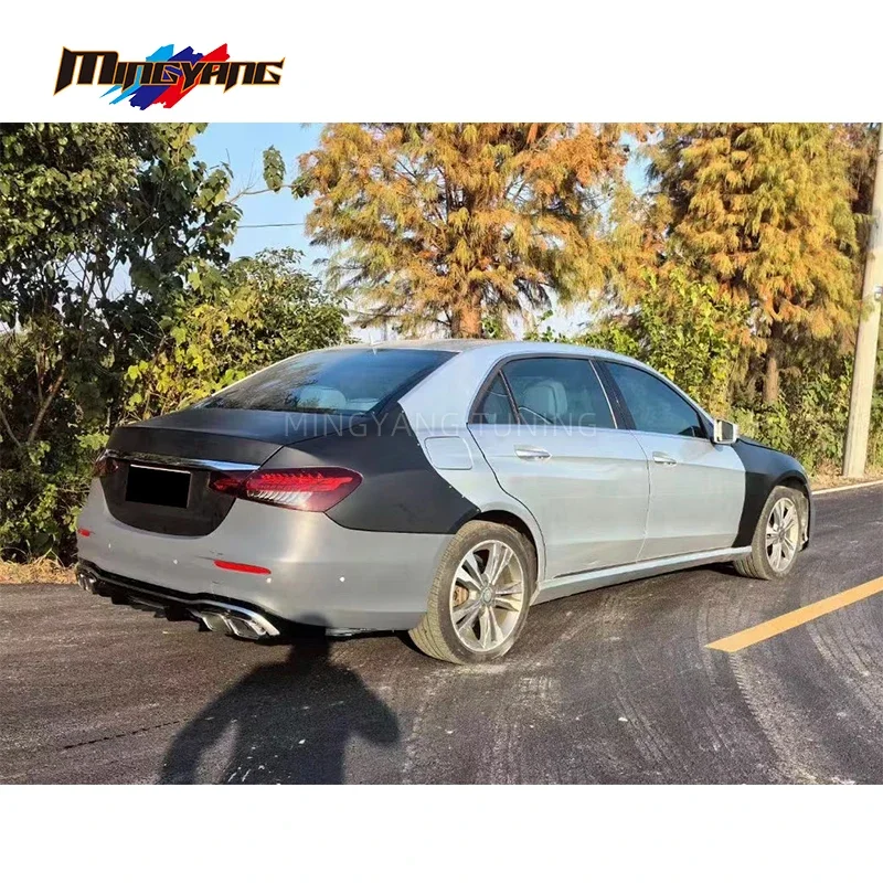 2009+ подтяжка лица до W213 аксессуары для автомобильного бампера обвес Mercedes Benz E class