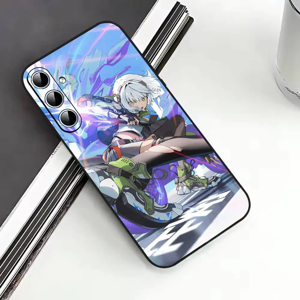 Фото Чехол для телефона Zenless Zone Zero Anby Demara, силиконовый, мягкий, для Samsung Galaxy A73, A72, A71, A70, A53, A52, A51 №2