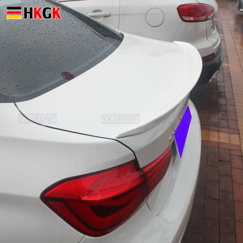 

Стильный спойлер для BMW 3 серии F30 2012-2019 года P, спортивный комплект аксессуаров из АБС-пластика, углеродного волокна, заднего крыла