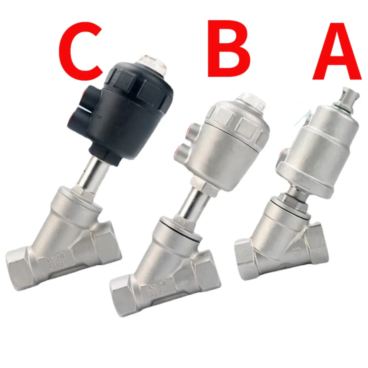 1/4" 3/8" 1/2" 3/4" 1" -2"  BSPT Female Y Shaped 304 316 Sta
