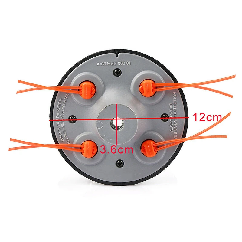 

Головка для садового триммера 2 шт., универсальная газовая кустореза для лески, фототриммер