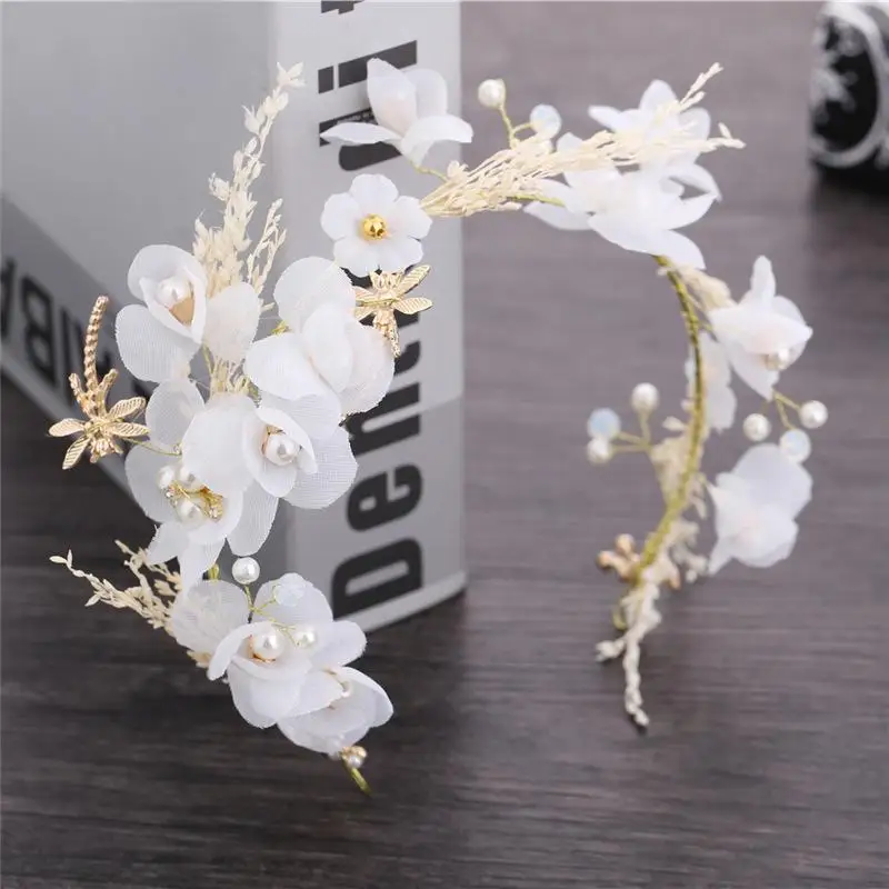 

Mantianxing Flower Headwear Wedding Accessories Headband Corolla Forest Hair Hoop Hair Ornaments Studio Pan Hair Tiara