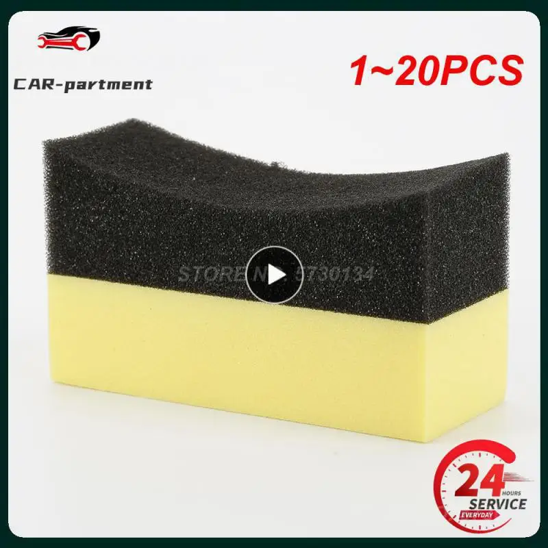 

1-20 шт., U-образная губка для чистки автомобильных шин