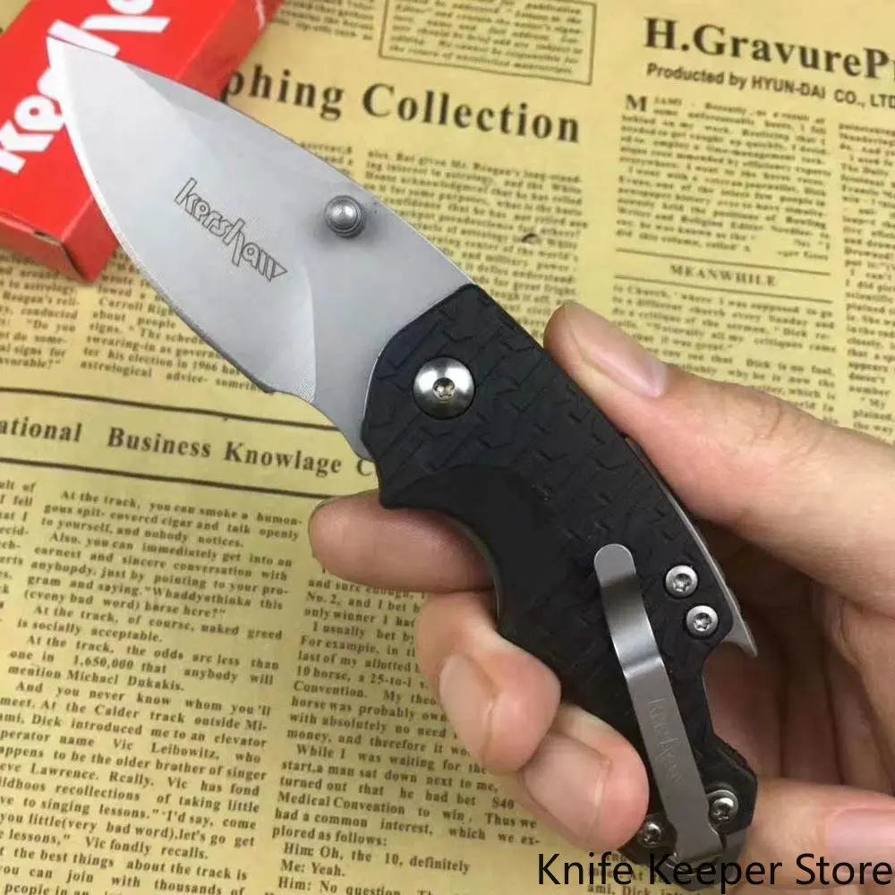 

Kershaw 3800 Folding Pocket Knife 7Cr13 Steel Camping Knife Outdoor Mini keychain Knife EDC Multitool Small Knife Bottle Opener