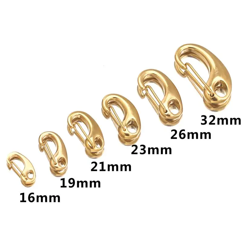 2 шт. карабины из нержавеющей стали для ювелирных изделий, буквенно-цифровая пряжка для изготовления ожерелий и браслетов