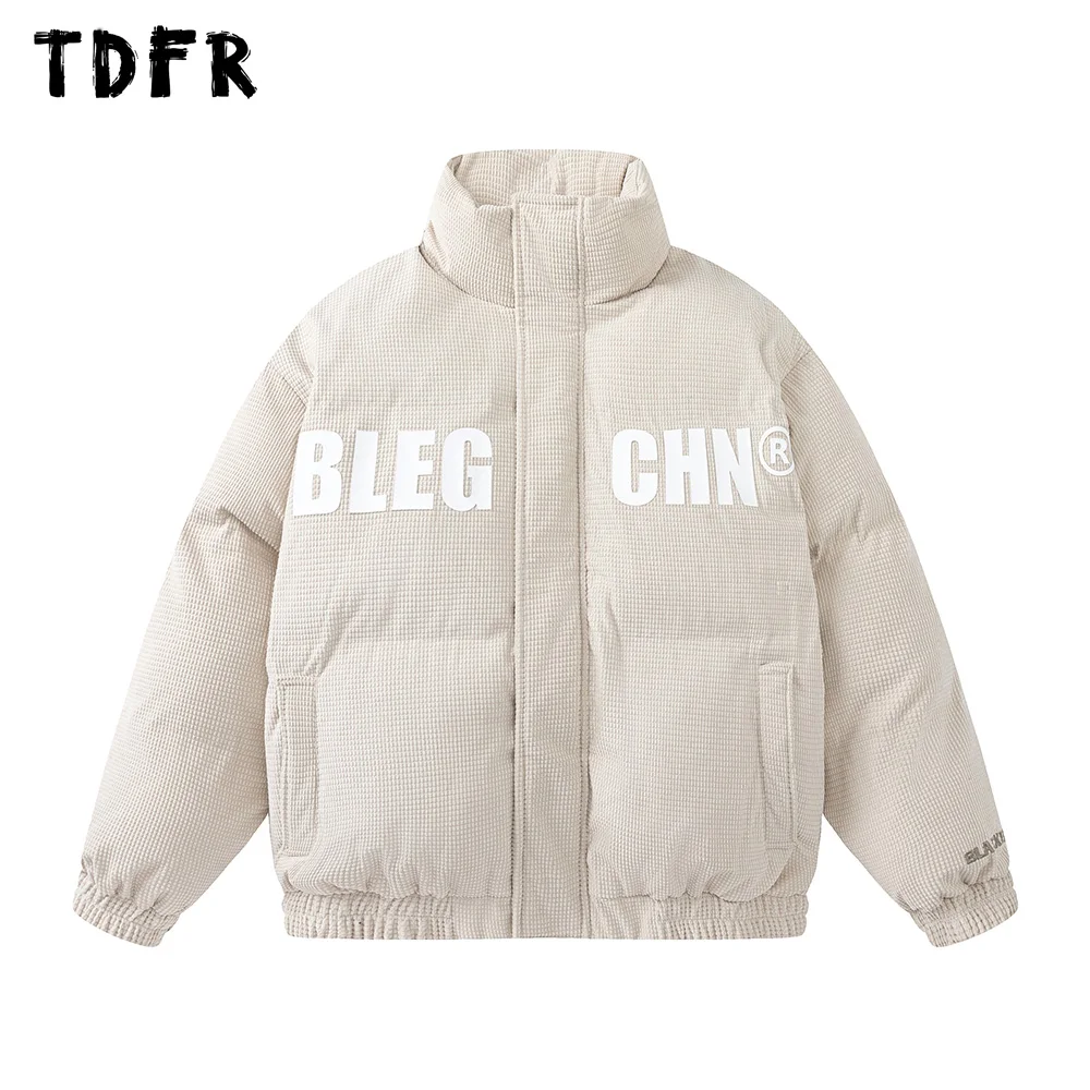 

Куртка мужская зимняя с капюшоном и длинным рукавом, с воротником-стойкой