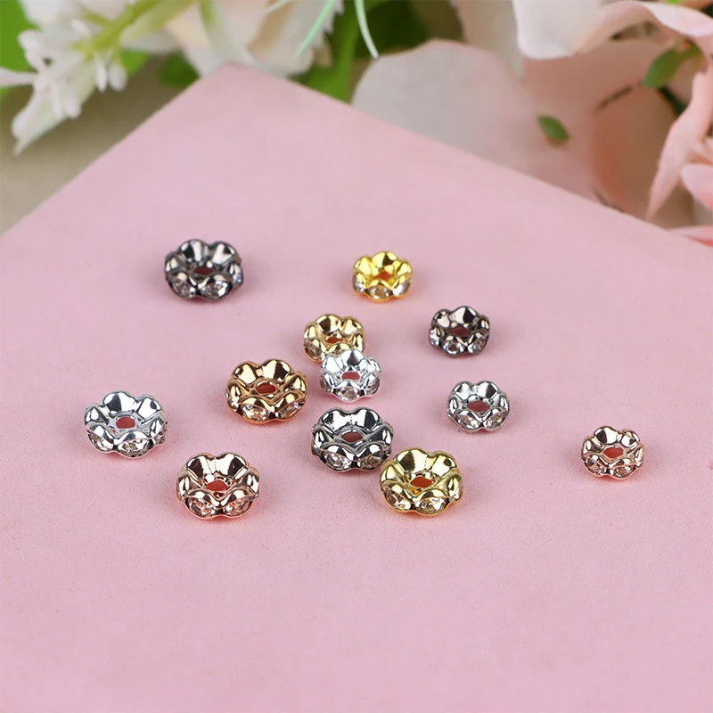 Круглые бусины-разделители для ювелирных изделий