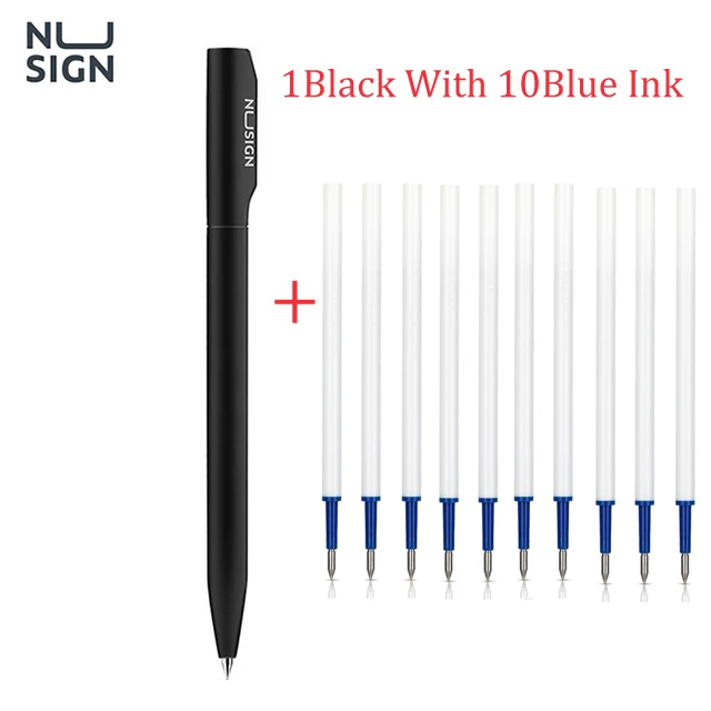 Deli Nusign гелевая ручка черная 0,5 мм