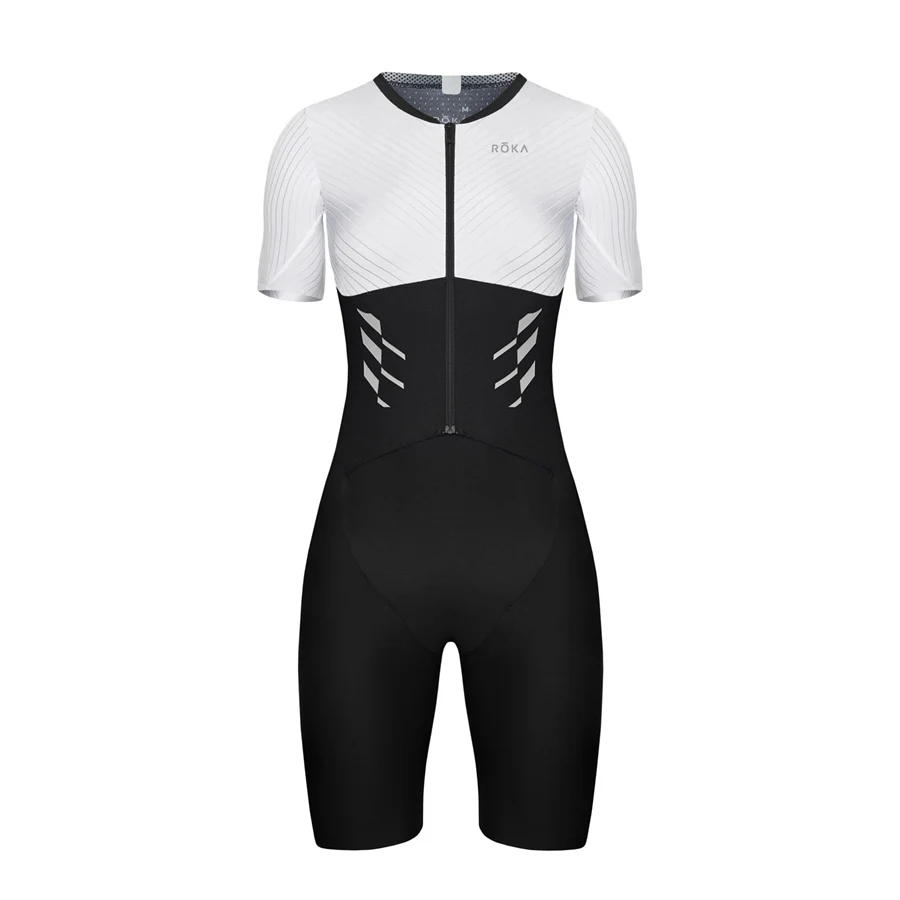 Женский трикостюм Roka с коротким рукавом спортивный костюм для триатлона езды на