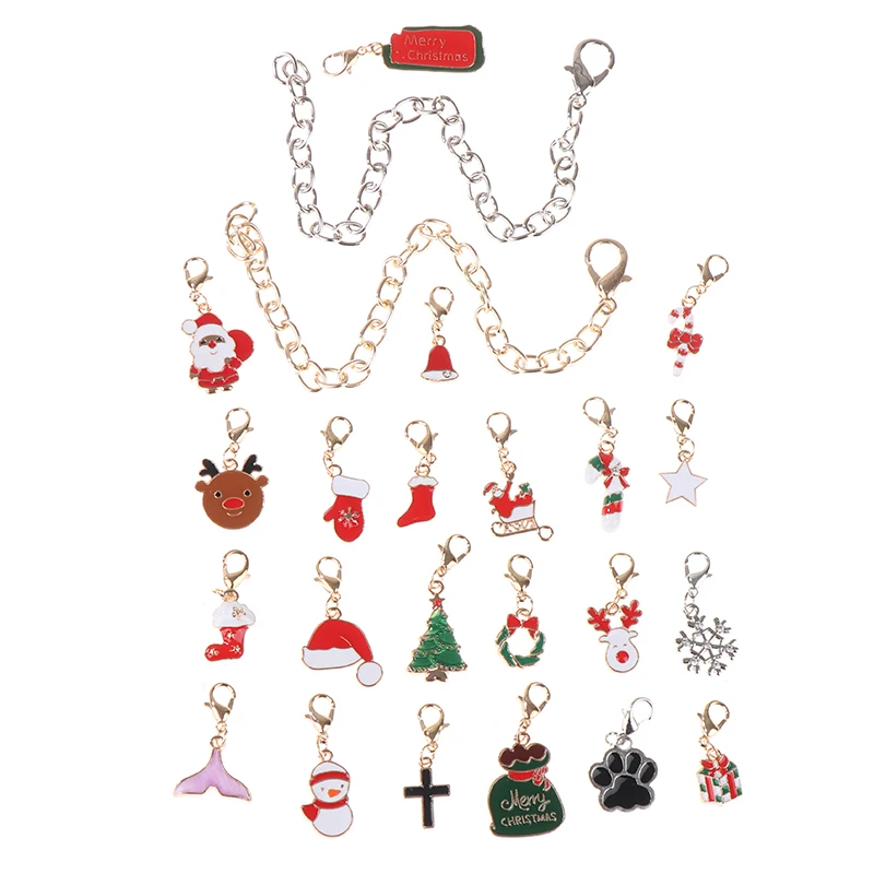 

24 -дневный календарь Advent Calendar Set Рождественский календарь обратного отсчета слепые коробки пузырь Sensory Toy Christmas Gift Box