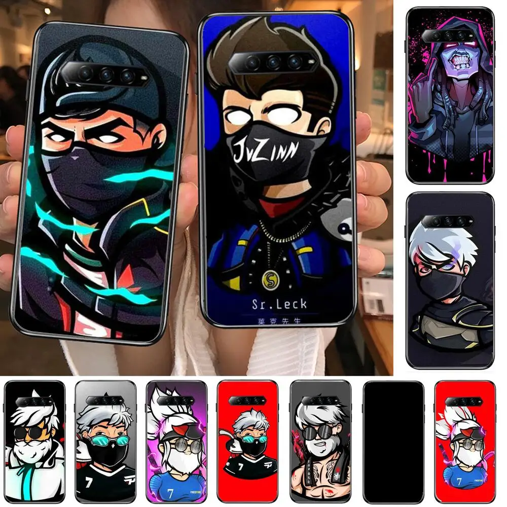 

Cartoon-skateboard game Phone Case For xiaomi redmi Black Shark 4 Pro 2 3 3s Cases Helo Black Cover Silicone Back Prett mini cov