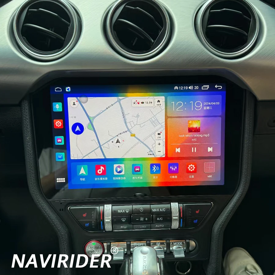 DSP Android 13 QLED экран для Ford Mustang VI S550 2014 - 2021 автомобильный видеоплеер Carplay Радио