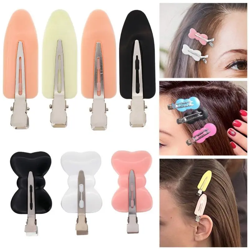 

2/3/4Pcs No Bend Seamless Hair Clips Side Bangs Fix Fringe Barrette Makeup Washing Face Accessories Women Girls Styling Hairpins