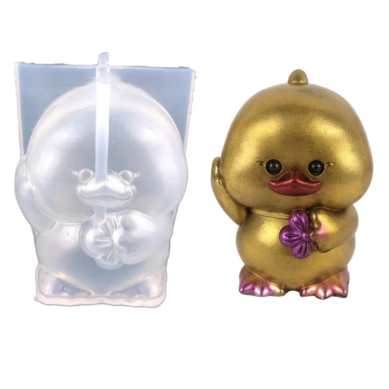 

Формы для мыла H9ED, силиконовый материал в форме утки для рукоделия