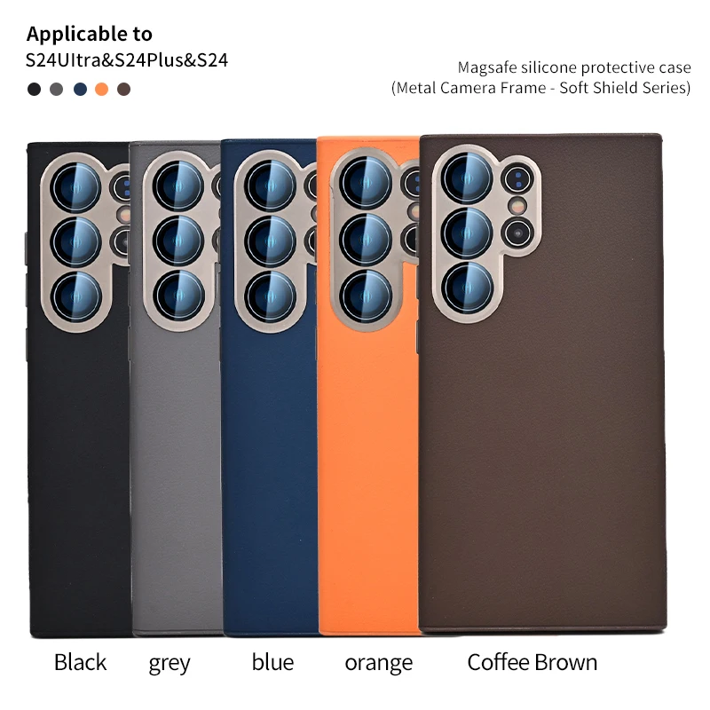 Элегантный жесткий чехол Magsafe из поликарбоната с простым кожаным рисунком для