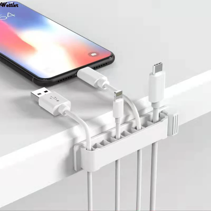 

Самоклеящиеся зажимы для проводов и кабелей, держатель-органайзер с 10 слотами, для управления автомобилем, GPS, декоративный шнур для передач...