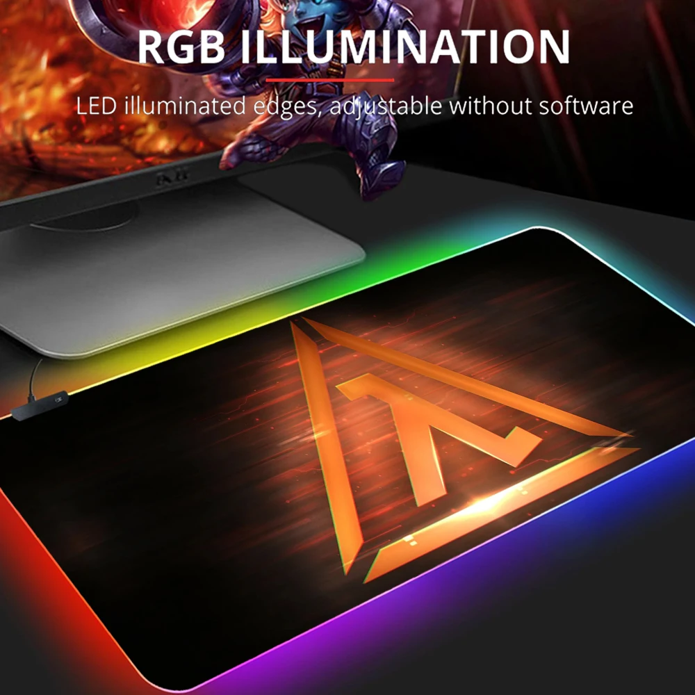 

Half Life Bureau Gamer Table Game for Pc Xxl Mouse Pad Computer Desk Carpets Padding Mats Backlit Mat for Bears Mousepad Rgb Led