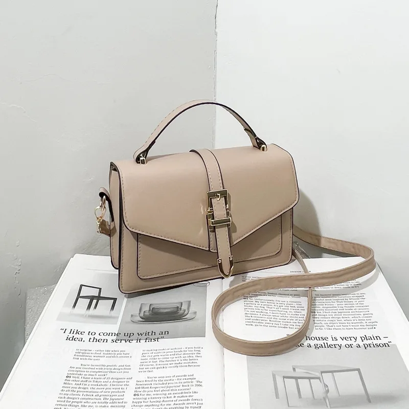 

Women's New Fashion Special-Interest Messenger Bag Mini Shoulder Internet Celebrity Hand-Carrying Small Square Bag Elegant Bag