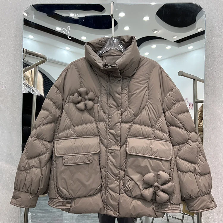New Women Down Jacket Casual Style Autumn Winter Coats And Parkas Female Outwear