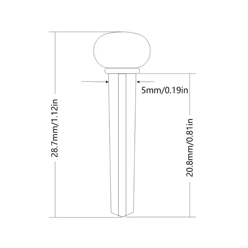 P88E металлические штифты для моста акустической гитары колышки сменный набор