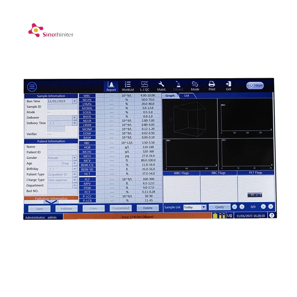 5 частей автоматический гематологический анализатор рандомные РЕАКТИВЫ ДЛЯ